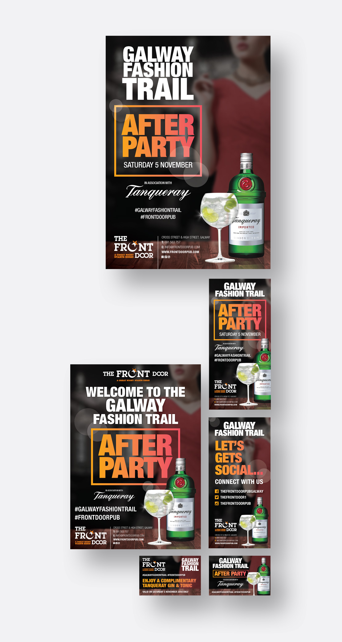 The Front Door Galway Fashion Trail After-Party promotional material