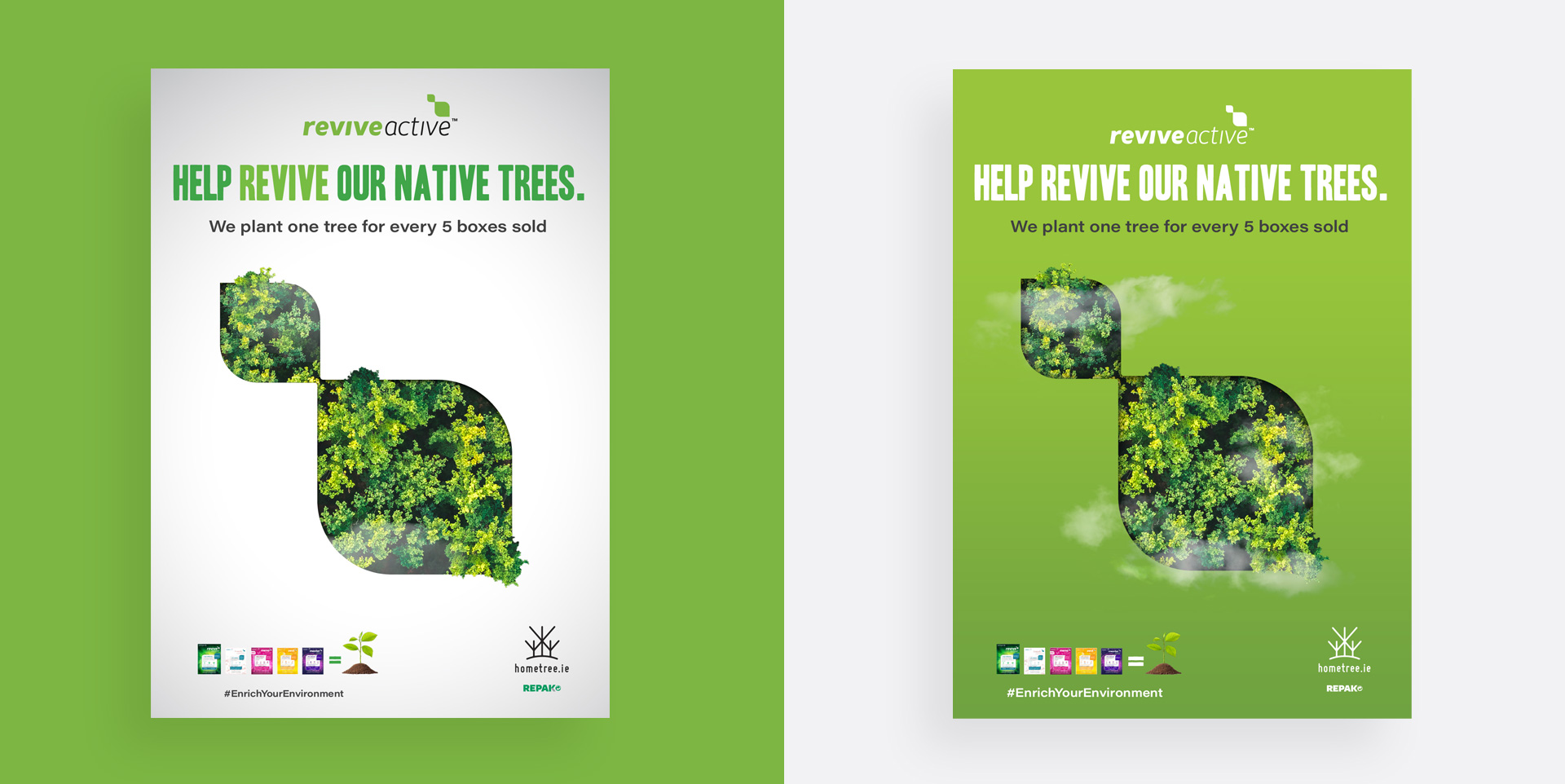 Sustainability campaign final posters.